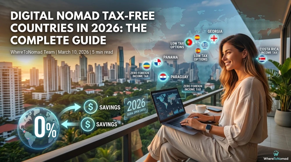 digital nomad tax free countries