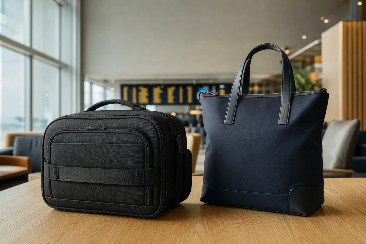 nomad lane bento bag vs away everywhere bag